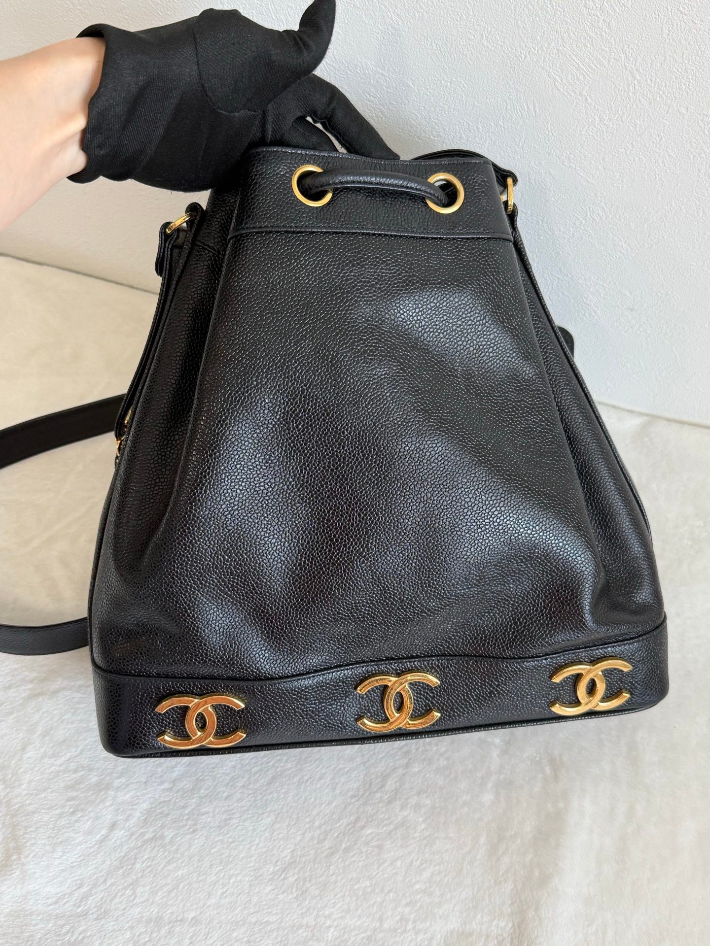 CHANEL Bucket Shoulder Bag