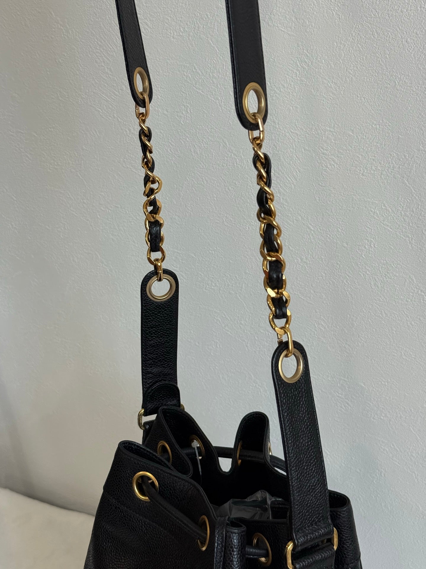 CHANEL Bucket Shoulder Bag