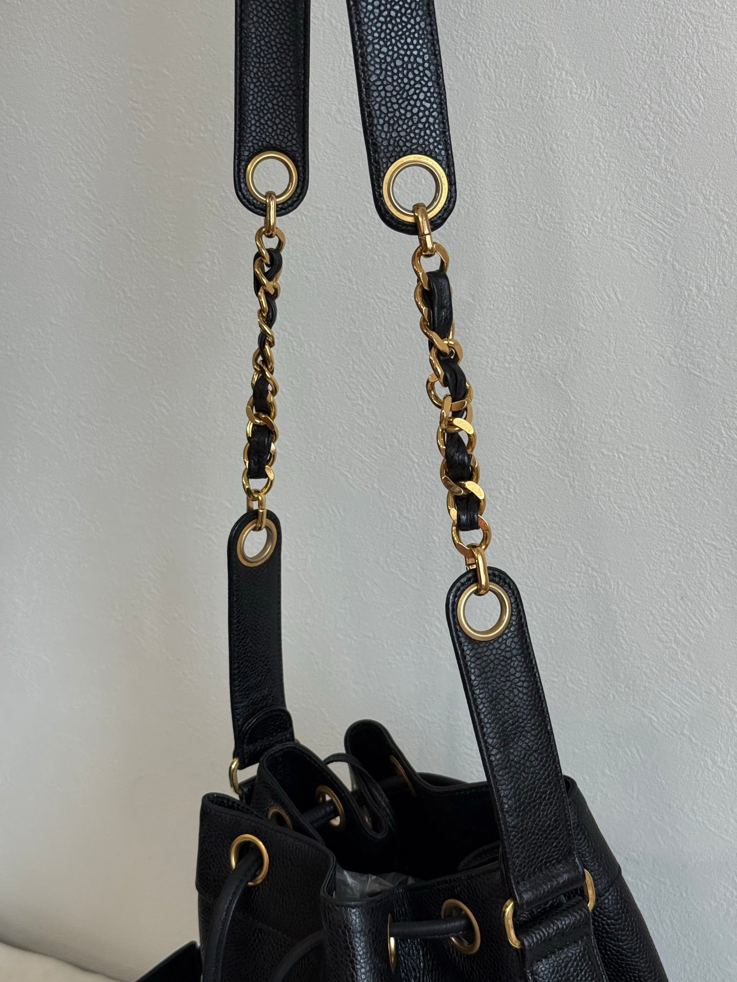 CHANEL Bucket Shoulder Bag