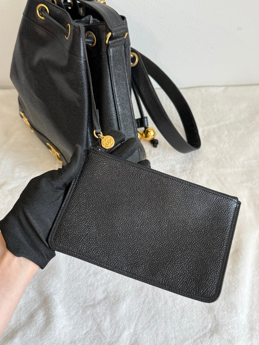 CHANEL Bucket Shoulder Bag