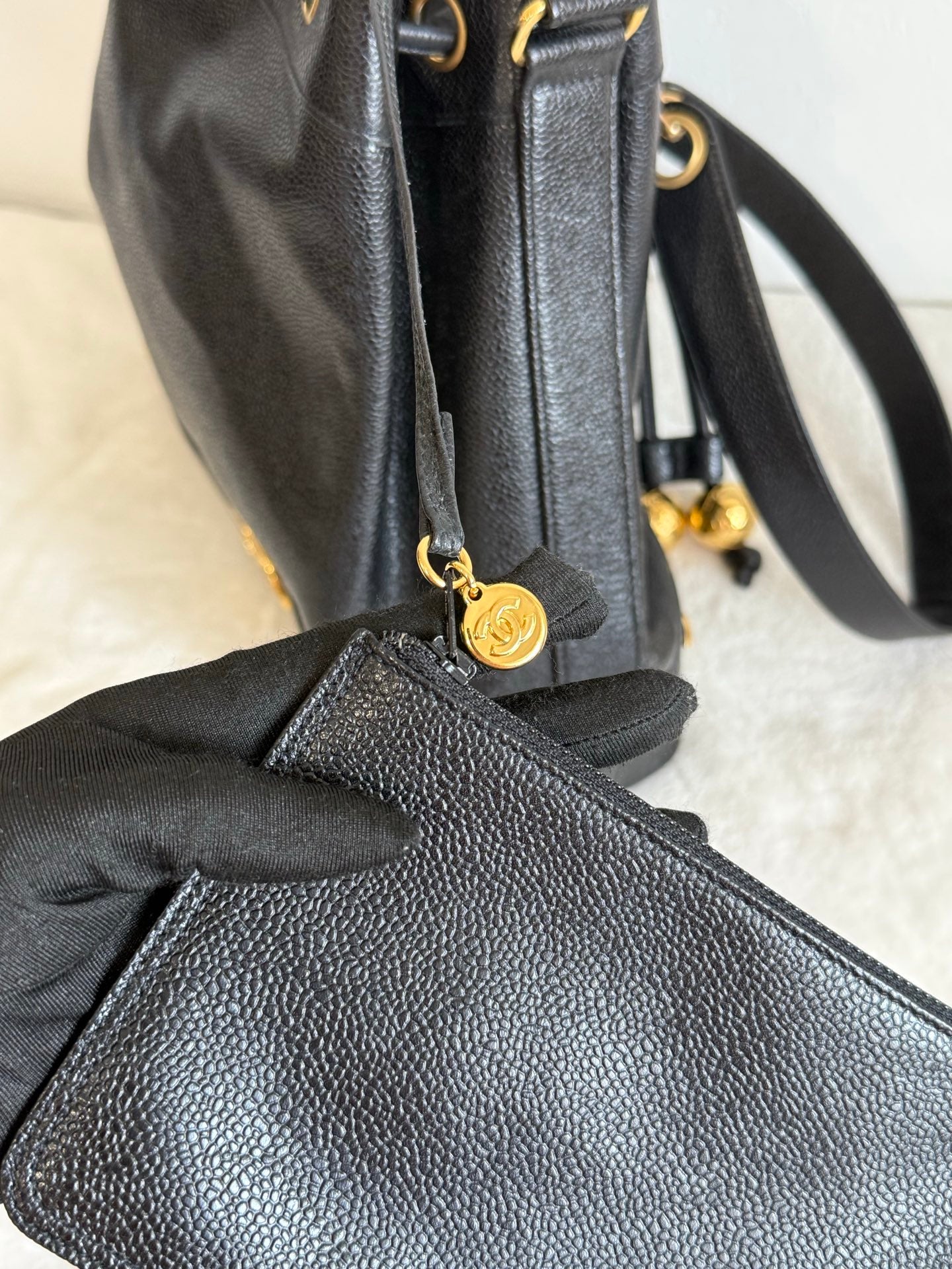 CHANEL Bucket Shoulder Bag
