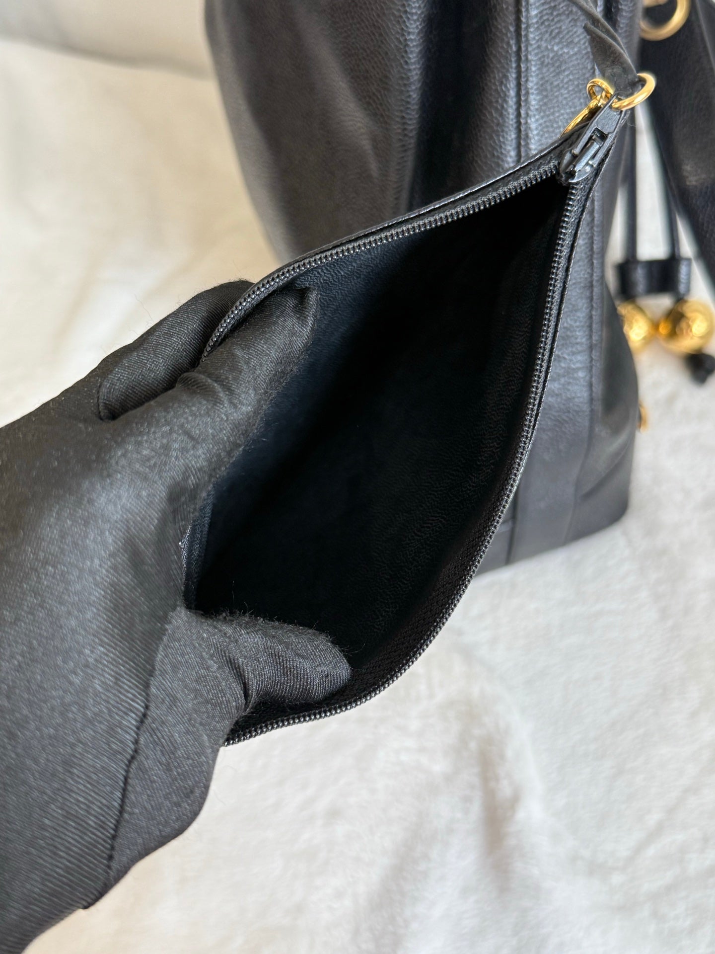 CHANEL Bucket Shoulder Bag
