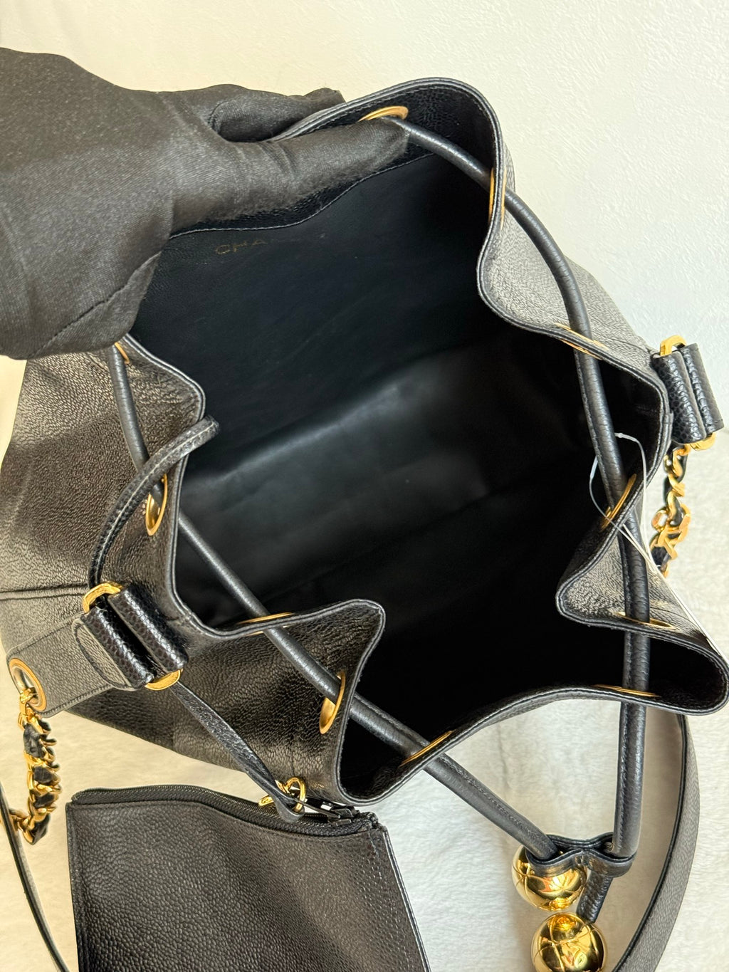 CHANEL Bucket Shoulder Bag