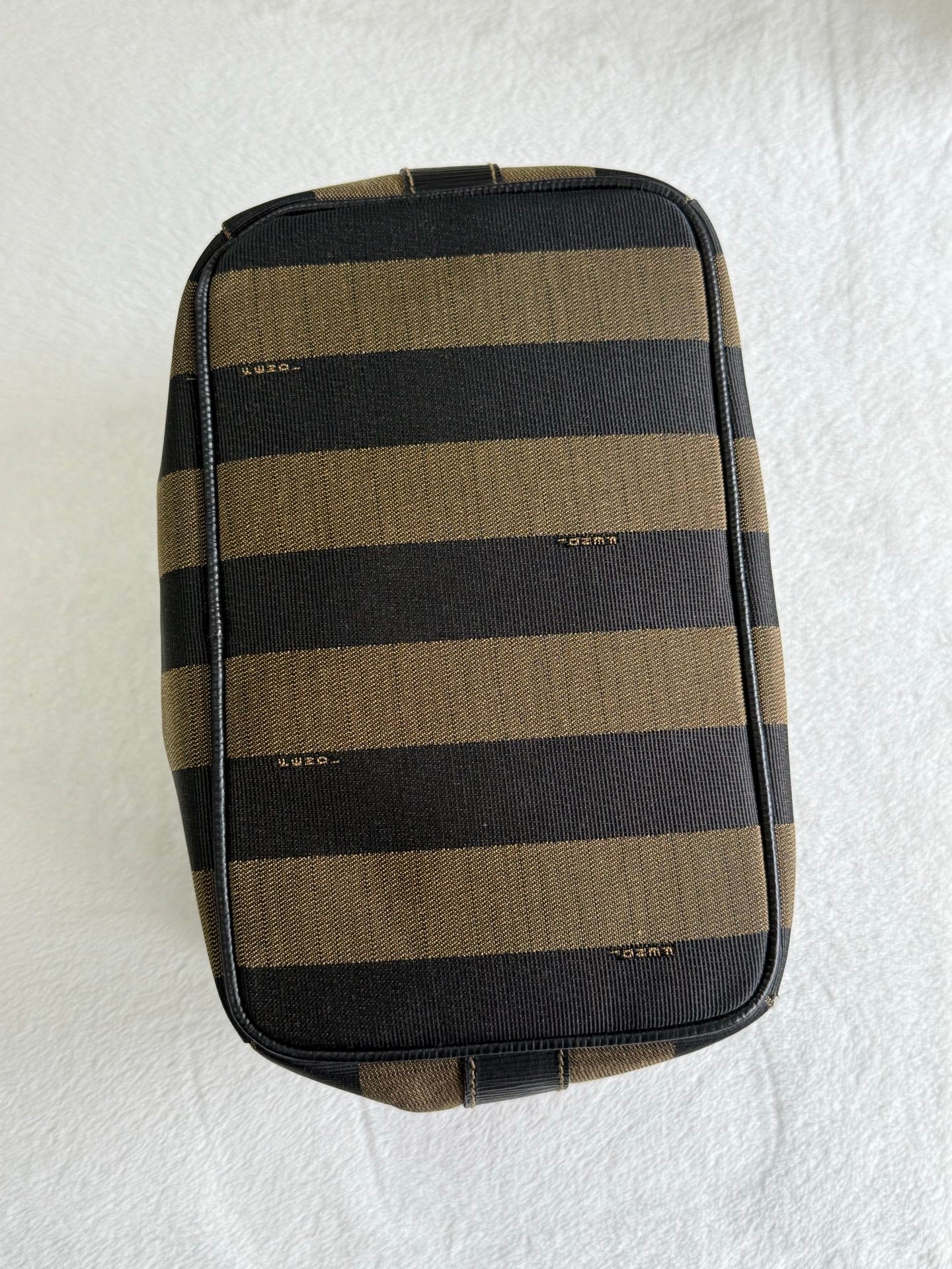 FENDI Pequin Stripe Box Bag
