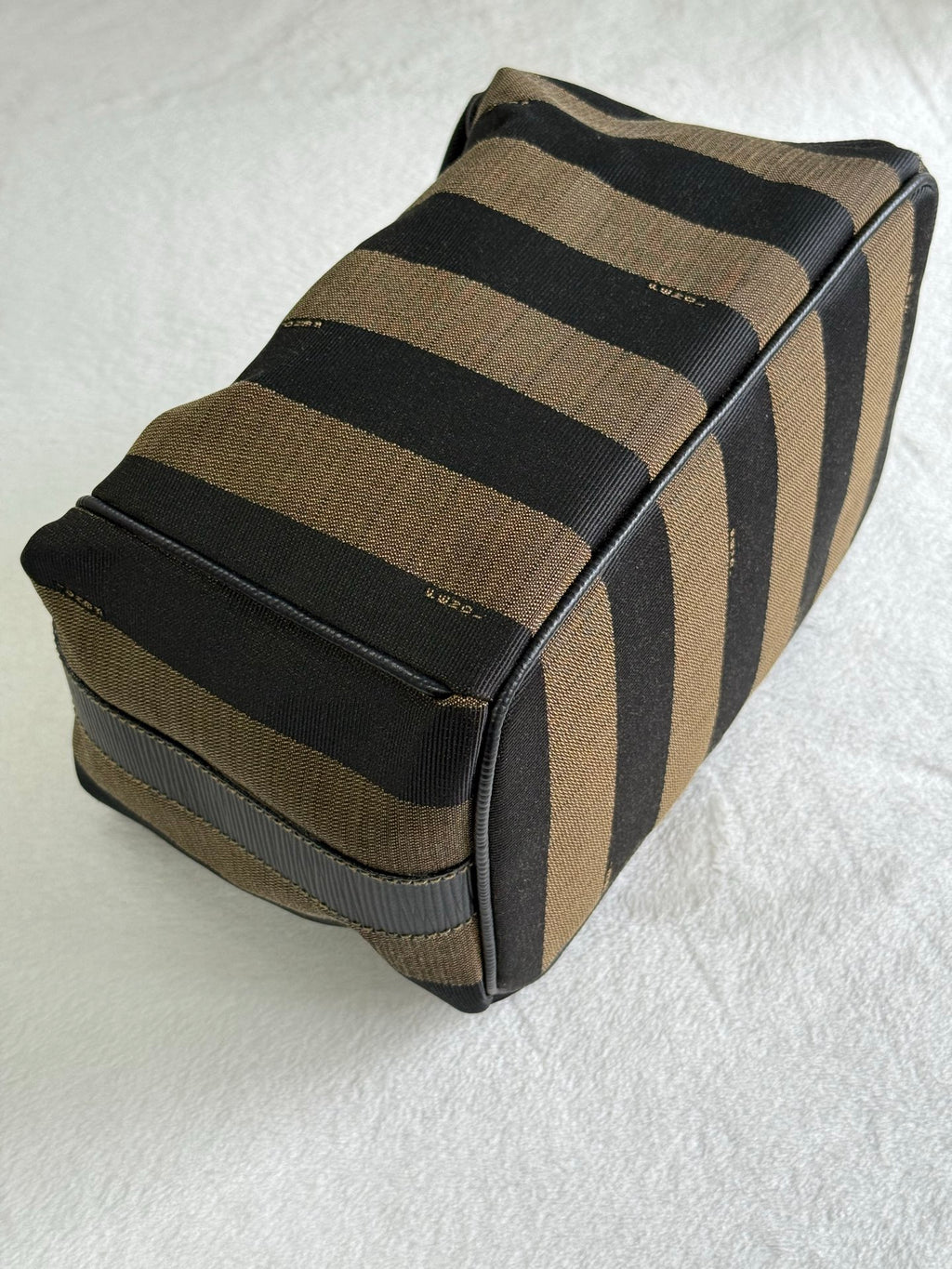 FENDI Pequin Stripe Box Bag