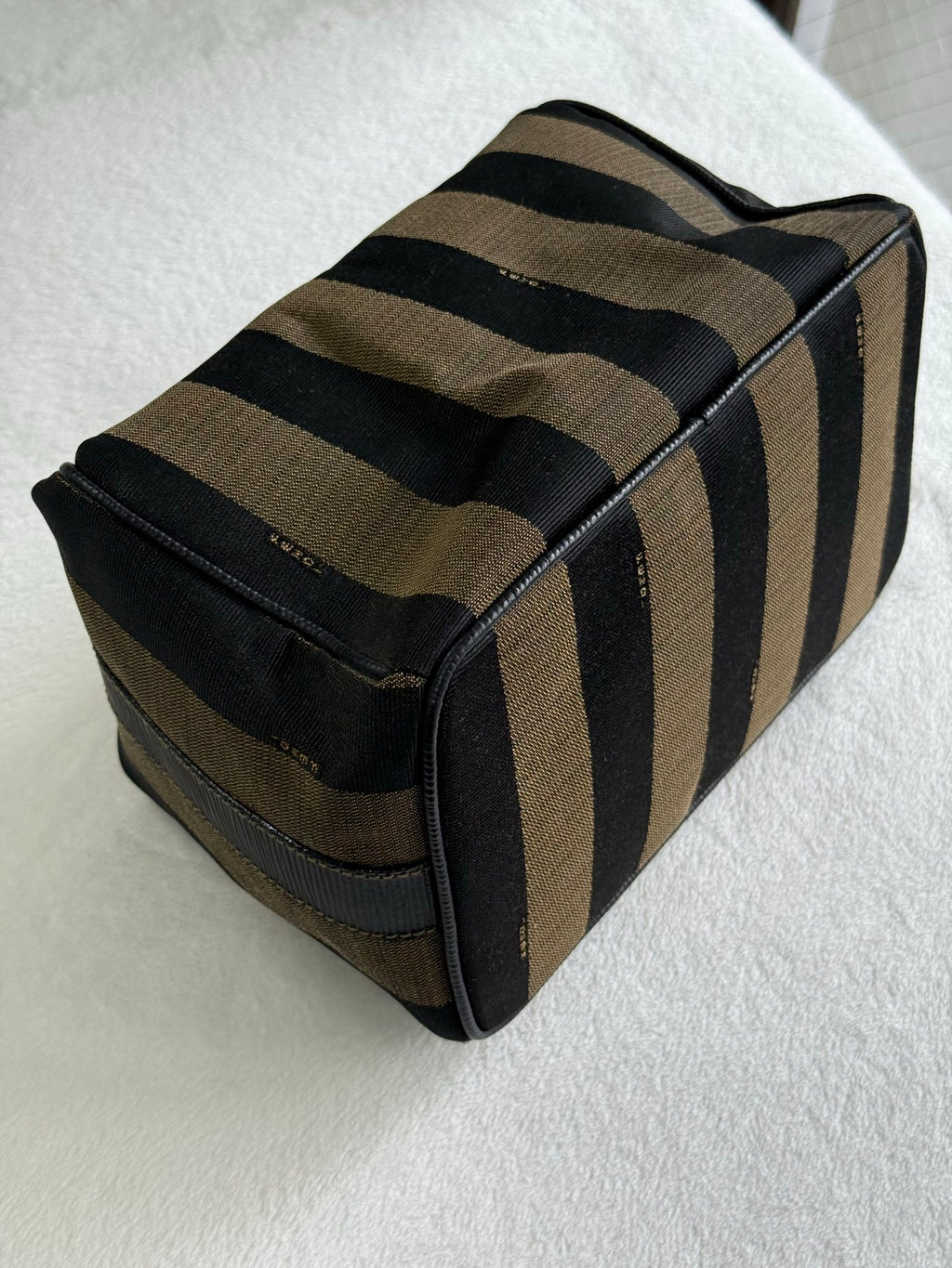 FENDI Pequin Stripe Box Bag