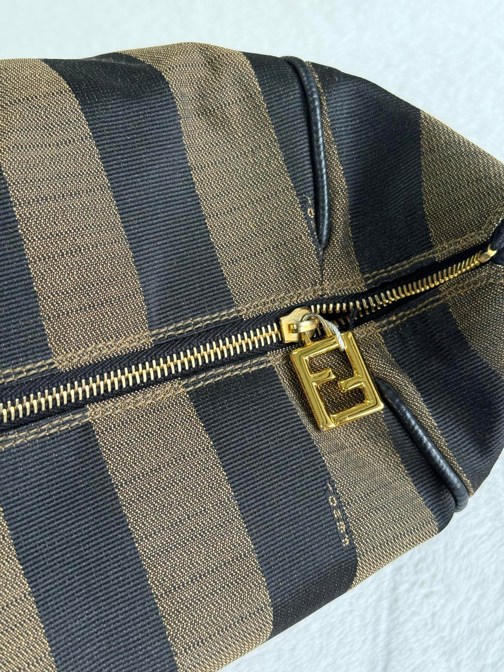 FENDI Pequin Stripe Box Bag
