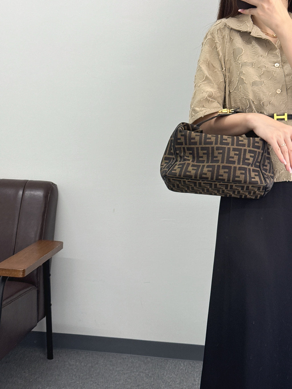 FENDI Zucca Box Bag