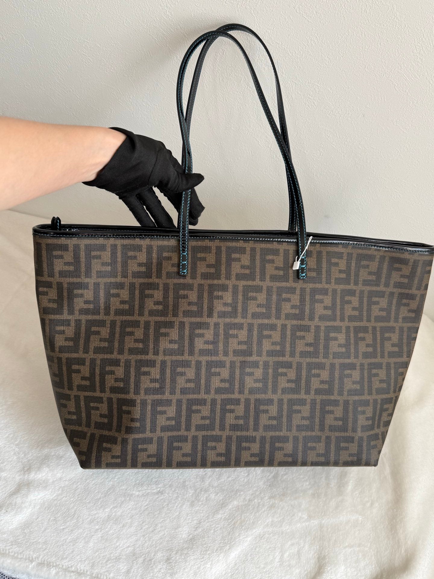 FENDI Fortune Fish Zucca Tote Bag