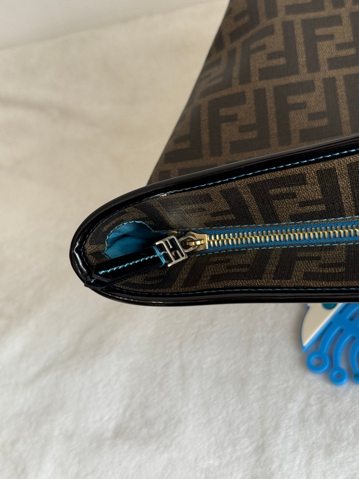 FENDI Fortune Fish Zucca Tote Bag