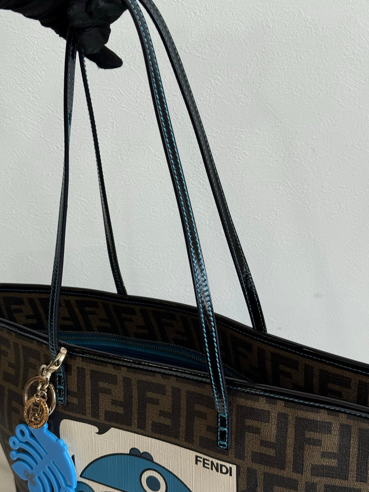 FENDI Fortune Fish Zucca Tote Bag