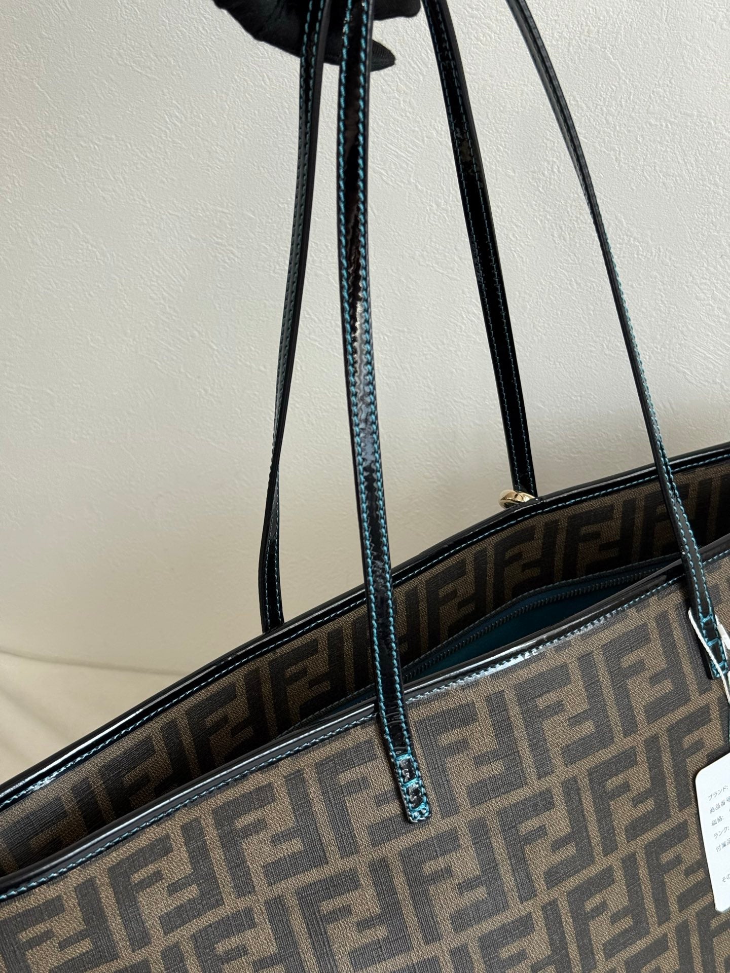 FENDI Fortune Fish Zucca Tote Bag