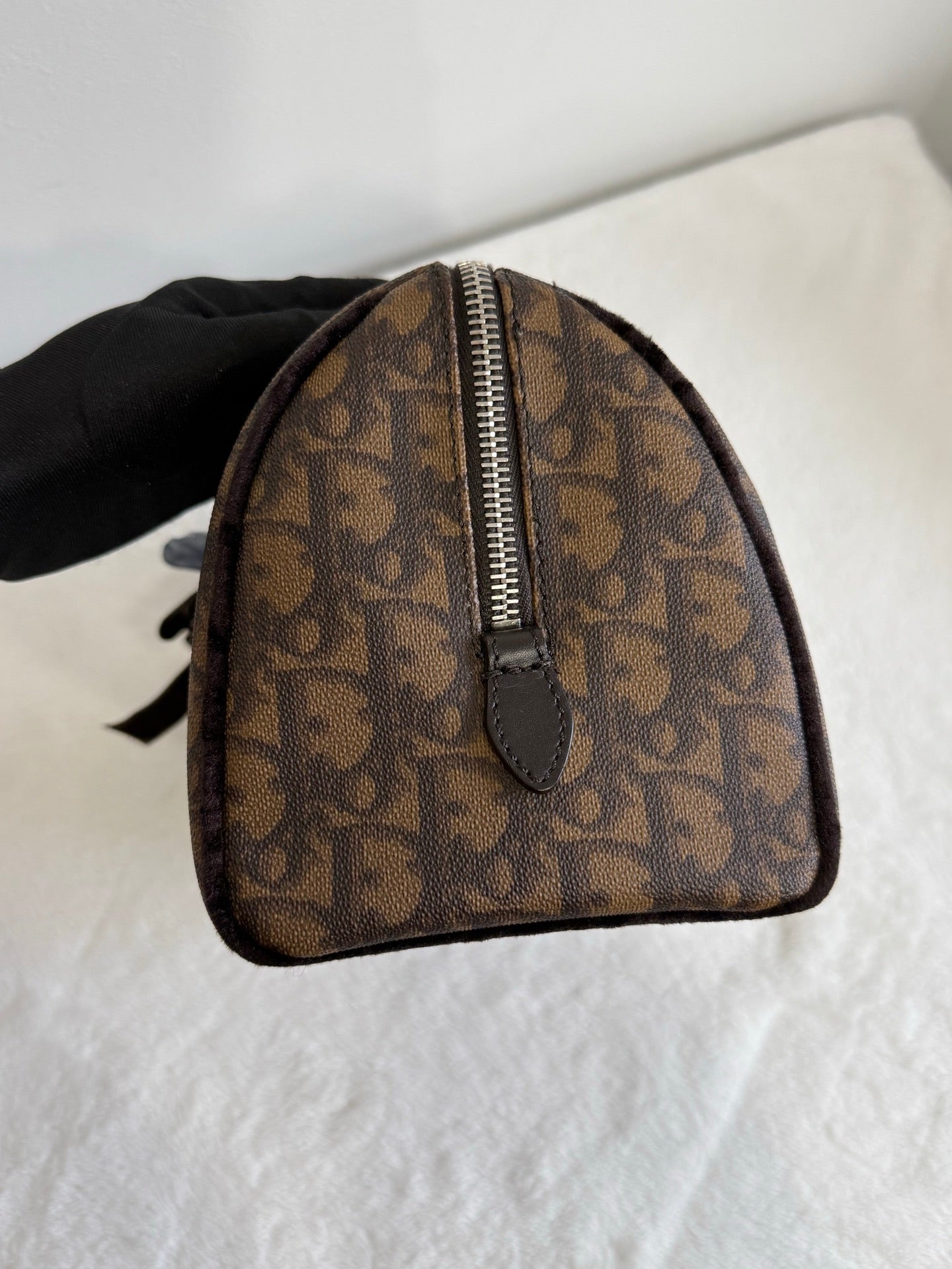 DIOR Trotter Romantique Hand Bag PVC Leather