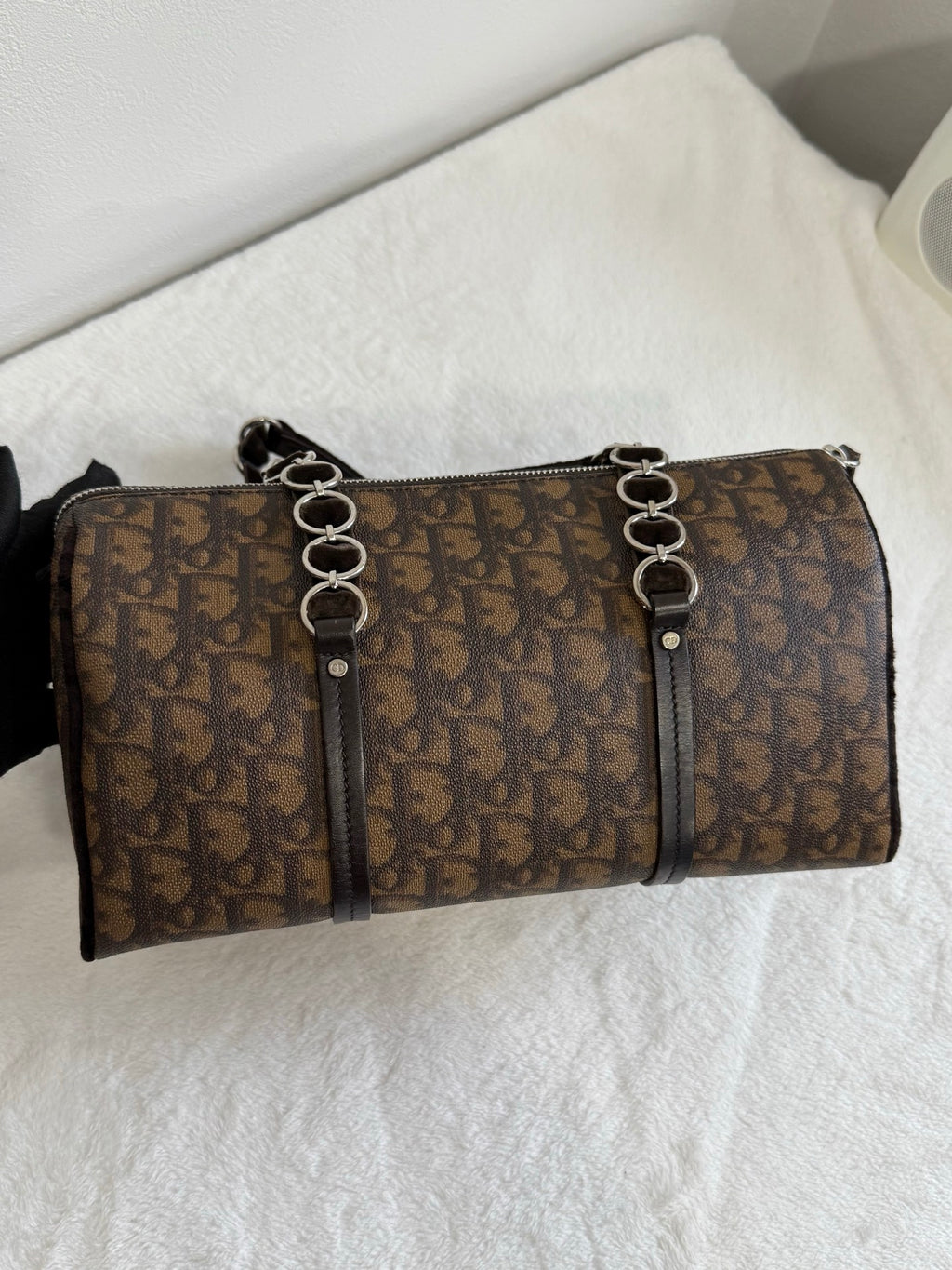 DIOR Trotter Romantique Hand Bag PVC Leather