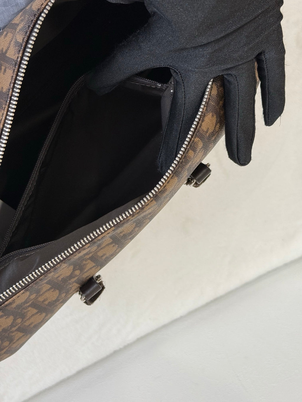 DIOR Trotter Romantique Hand Bag PVC Leather