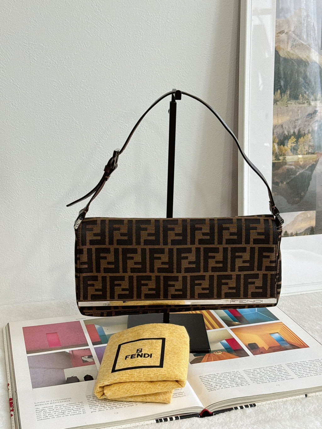 FENDI Zucca Shoulder Bag