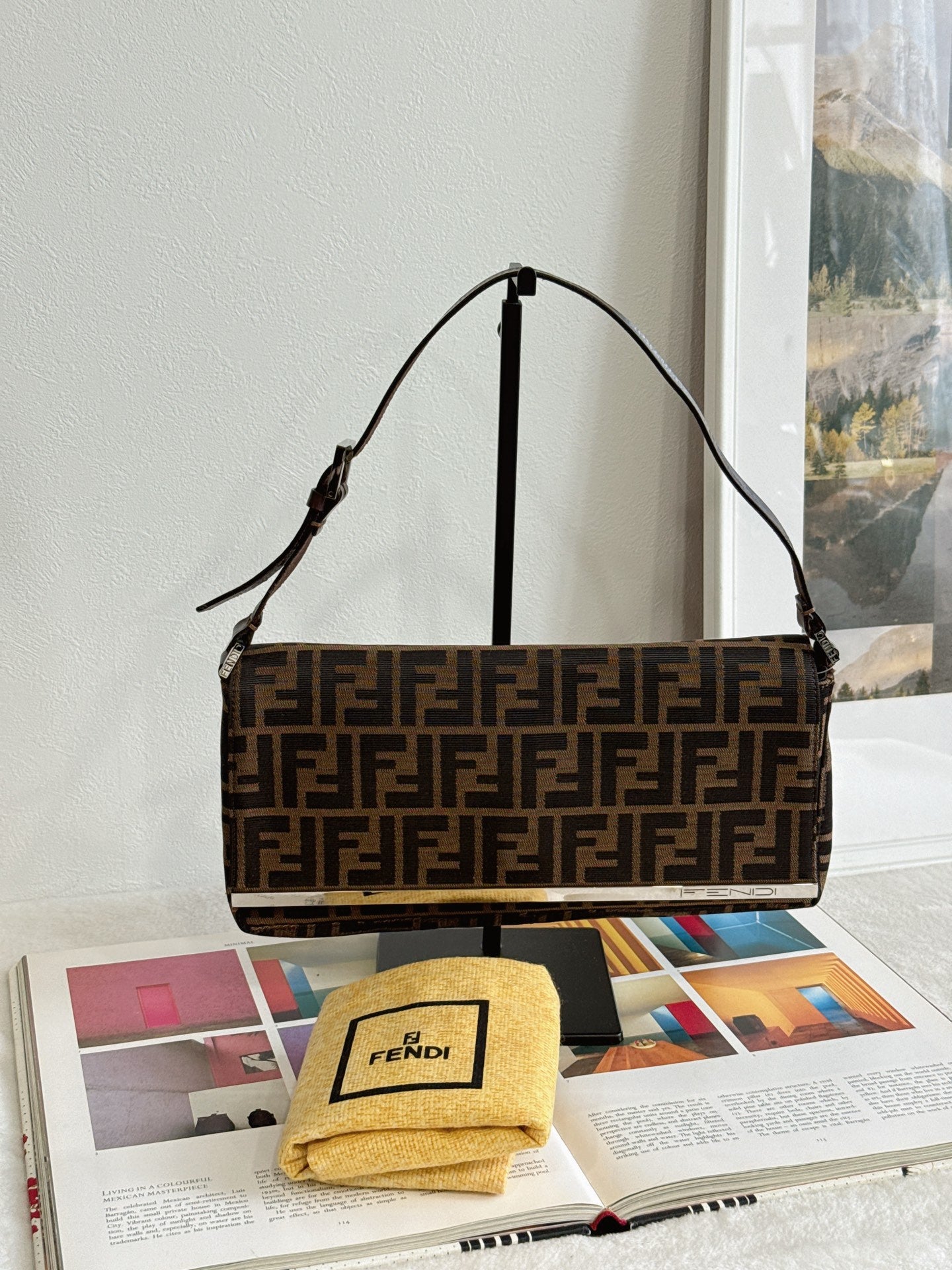 FENDI Zucca Shoulder Bag