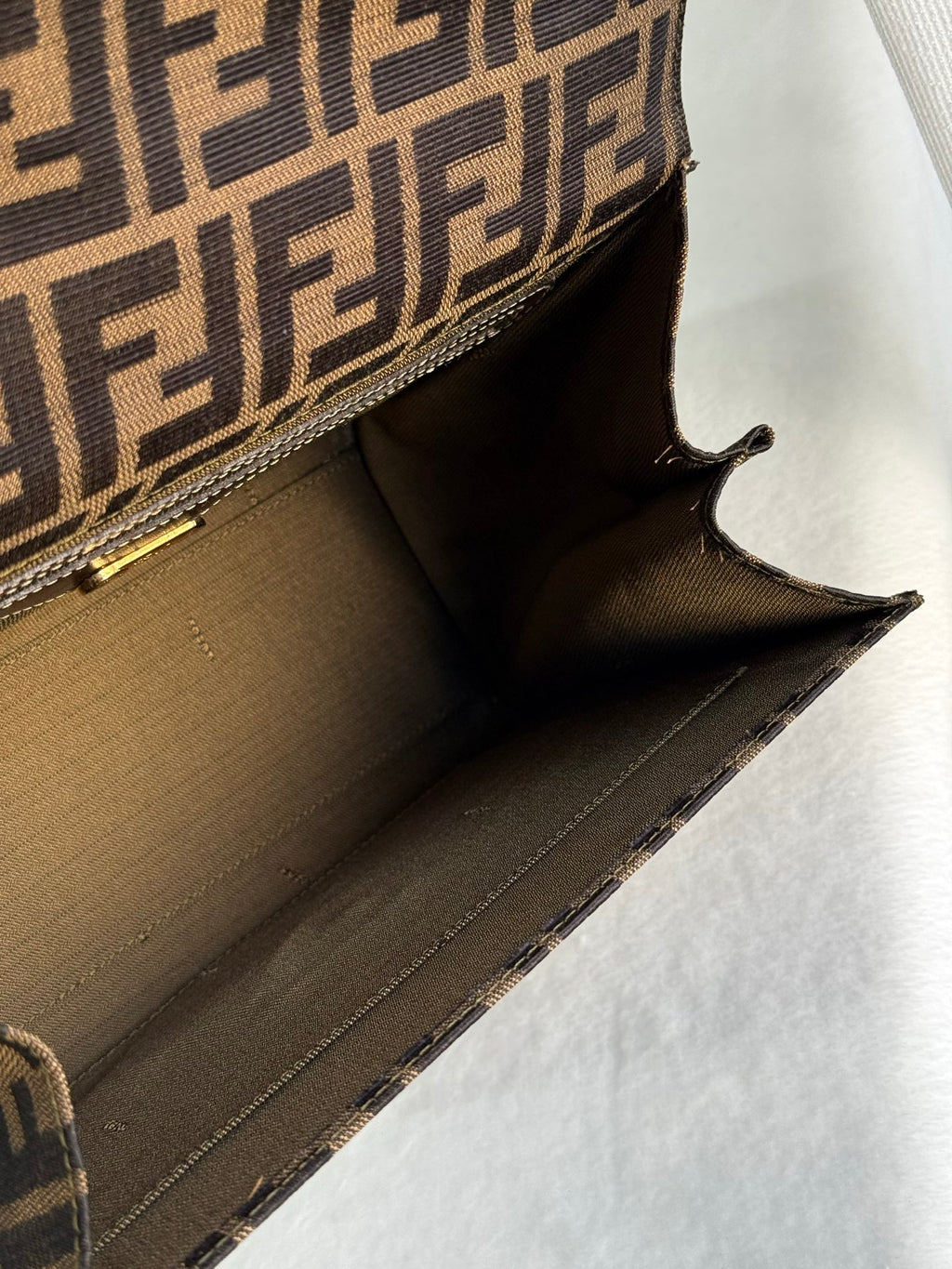 FENDI Zucca Kelly Shoulder Bag