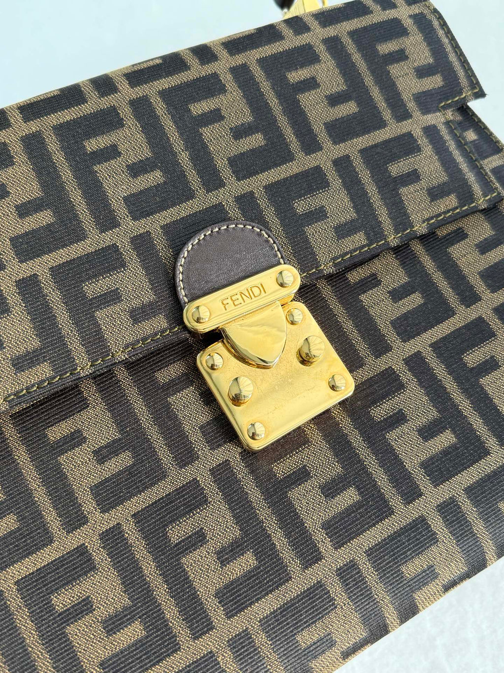 FENDI Zucca Kelly Shoulder Bag