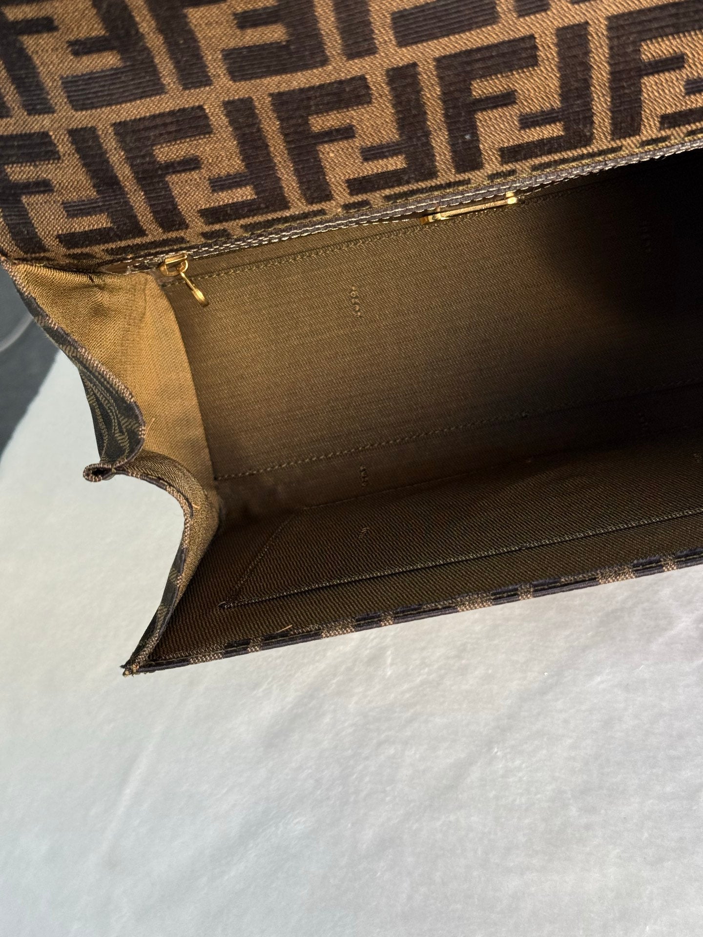 FENDI Zucca Kelly Shoulder Bag