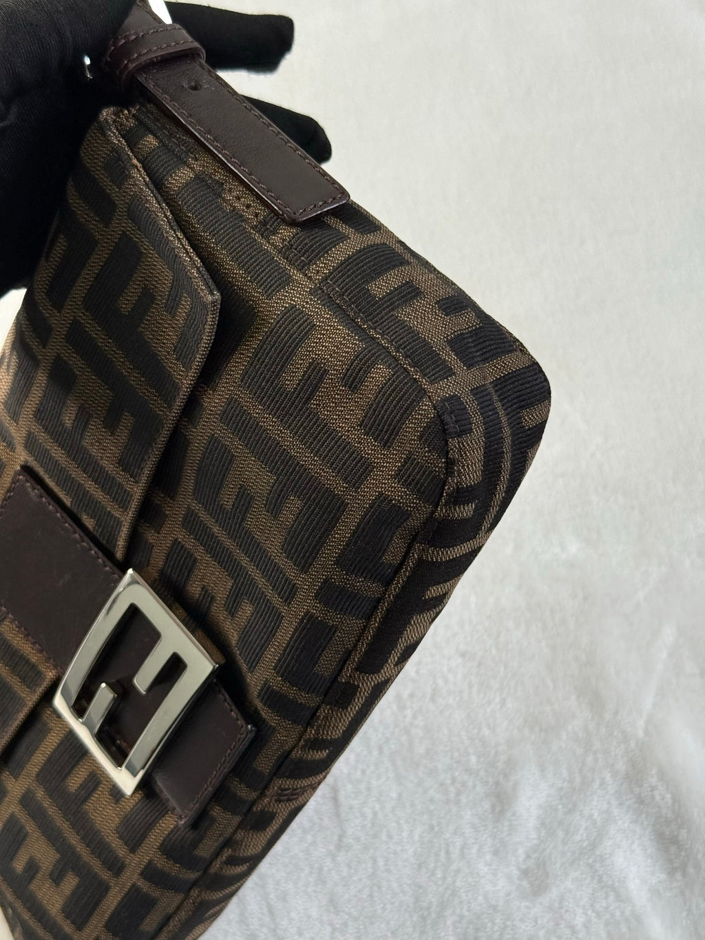 FENDI Zucca Baguette Bag