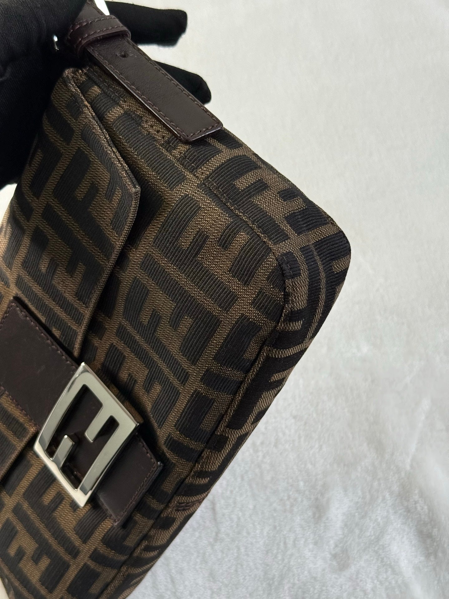 FENDI Zucca Baguette Bag