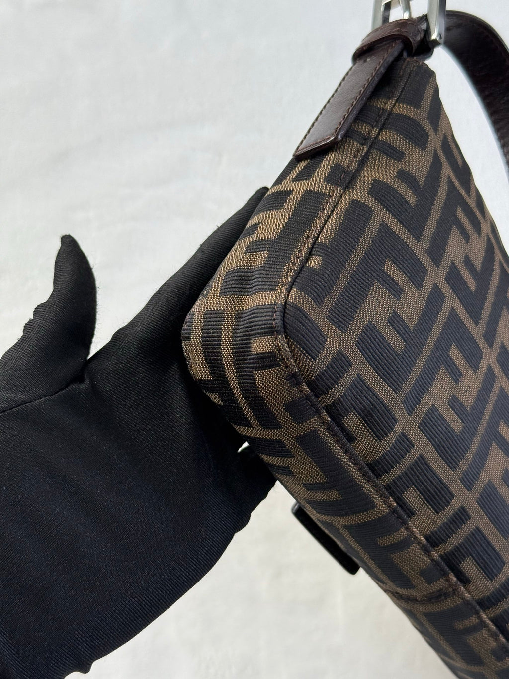 FENDI Zucca Baguette Bag