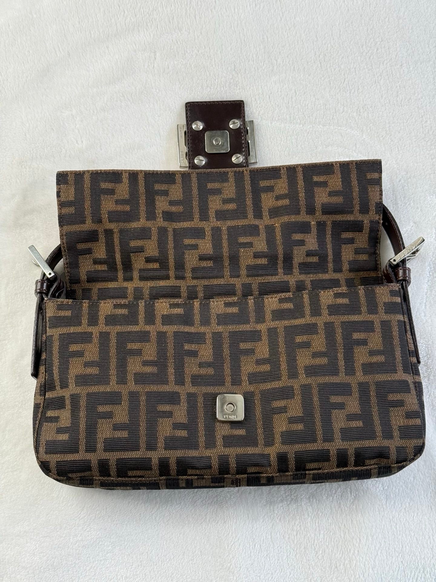 FENDI Zucca Baguette Bag