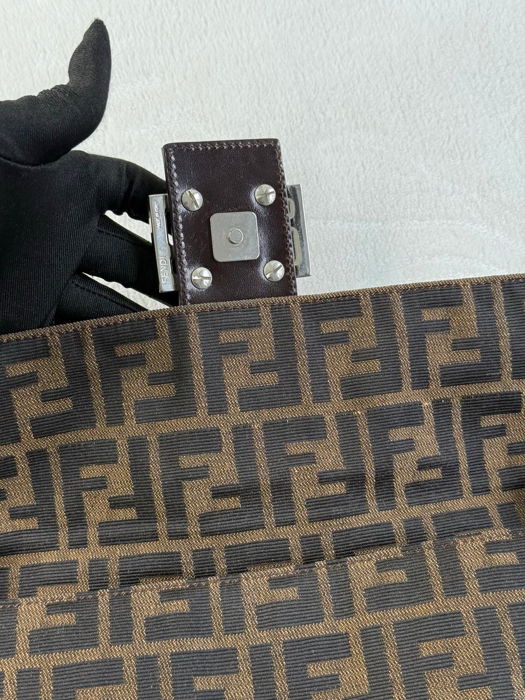 FENDI Zucca Baguette Bag