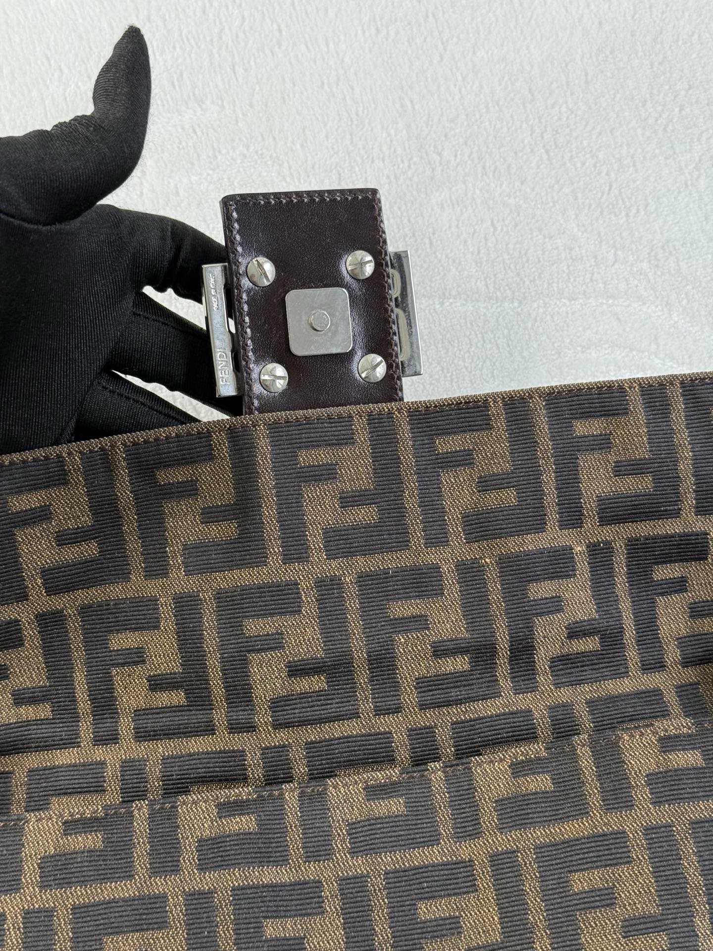 FENDI Zucca Baguette Bag