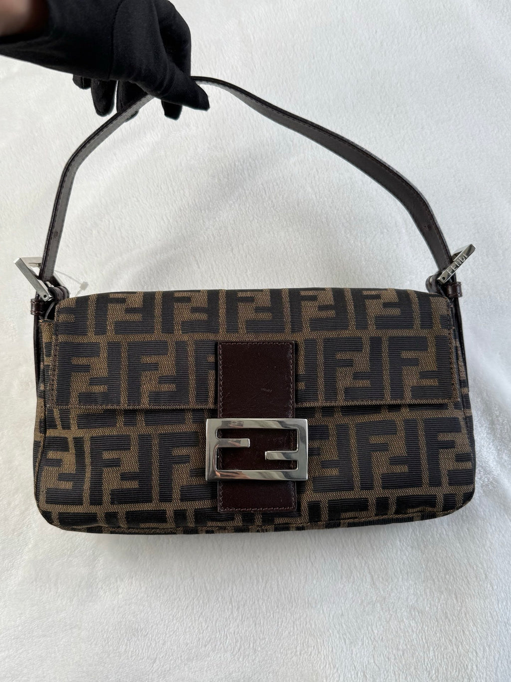 FENDI Zucca Baguette Bag