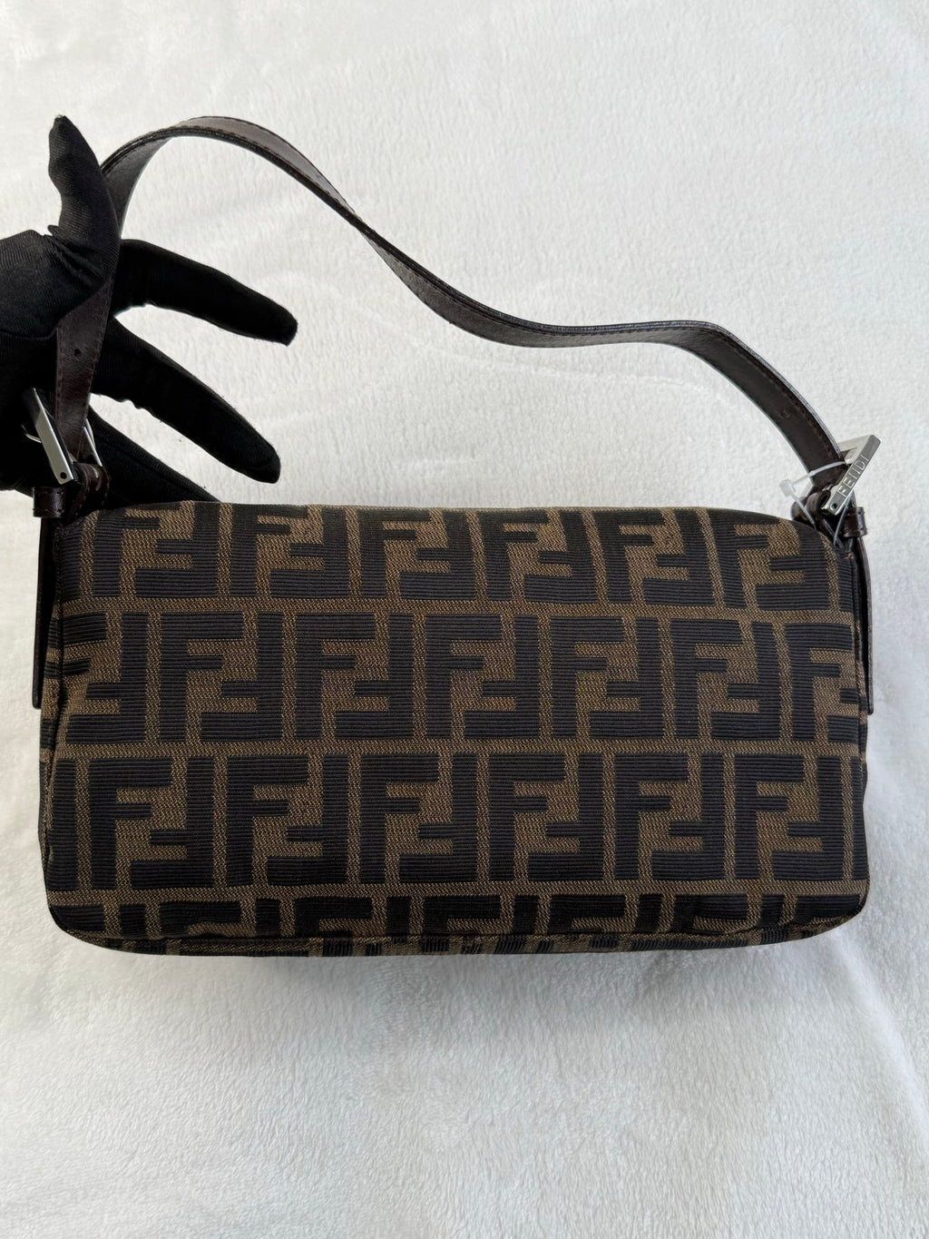 FENDI Zucca Baguette Bag