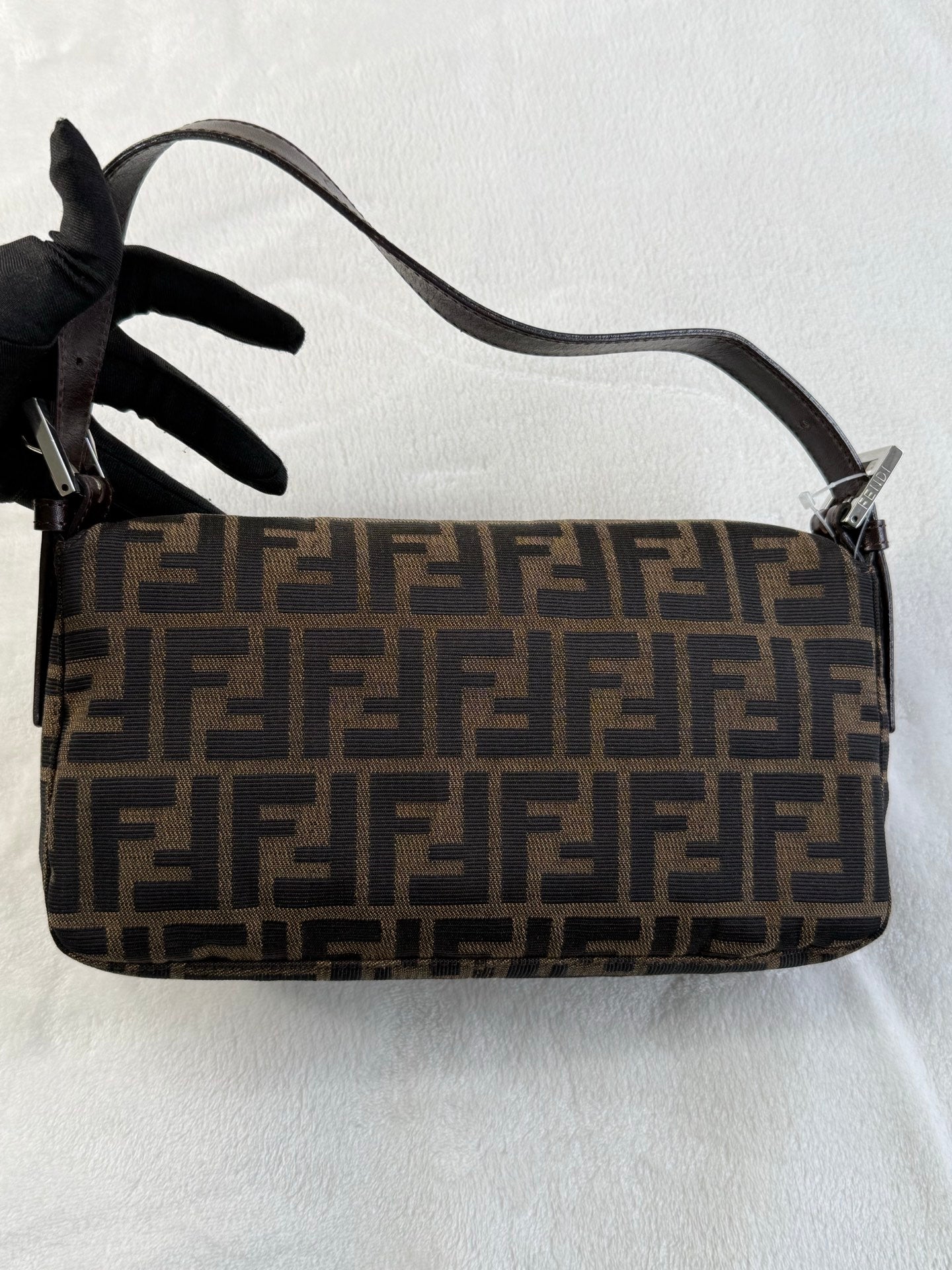 FENDI Zucca Baguette Bag