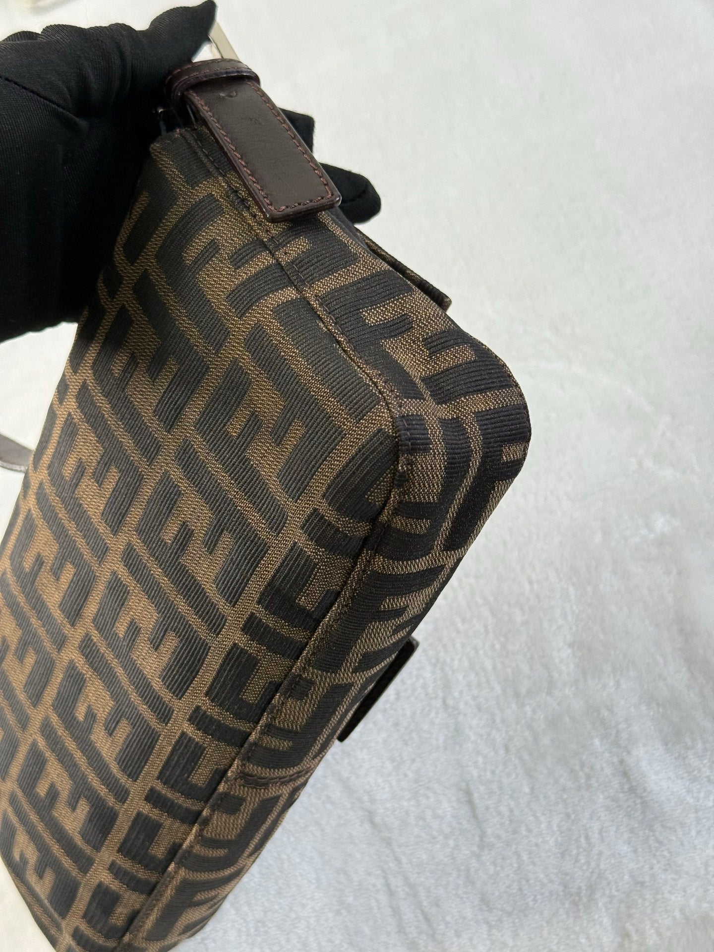 FENDI Zucca Baguette Bag