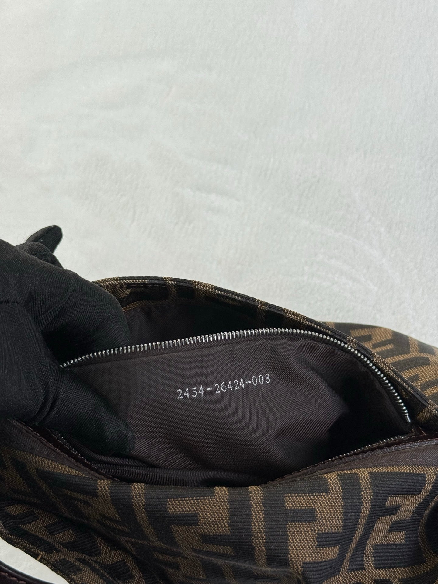 FENDI Zucca Baguette Bag