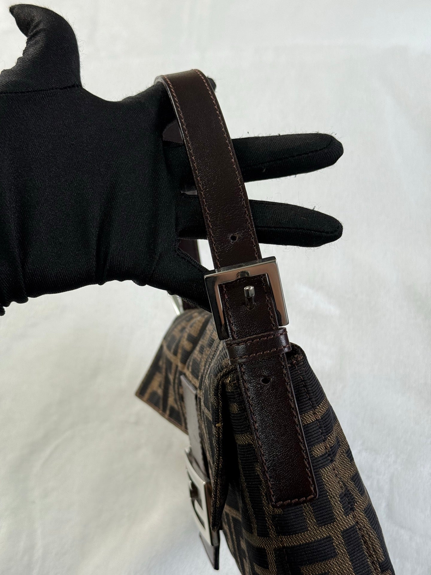 FENDI Zucca Baguette Bag