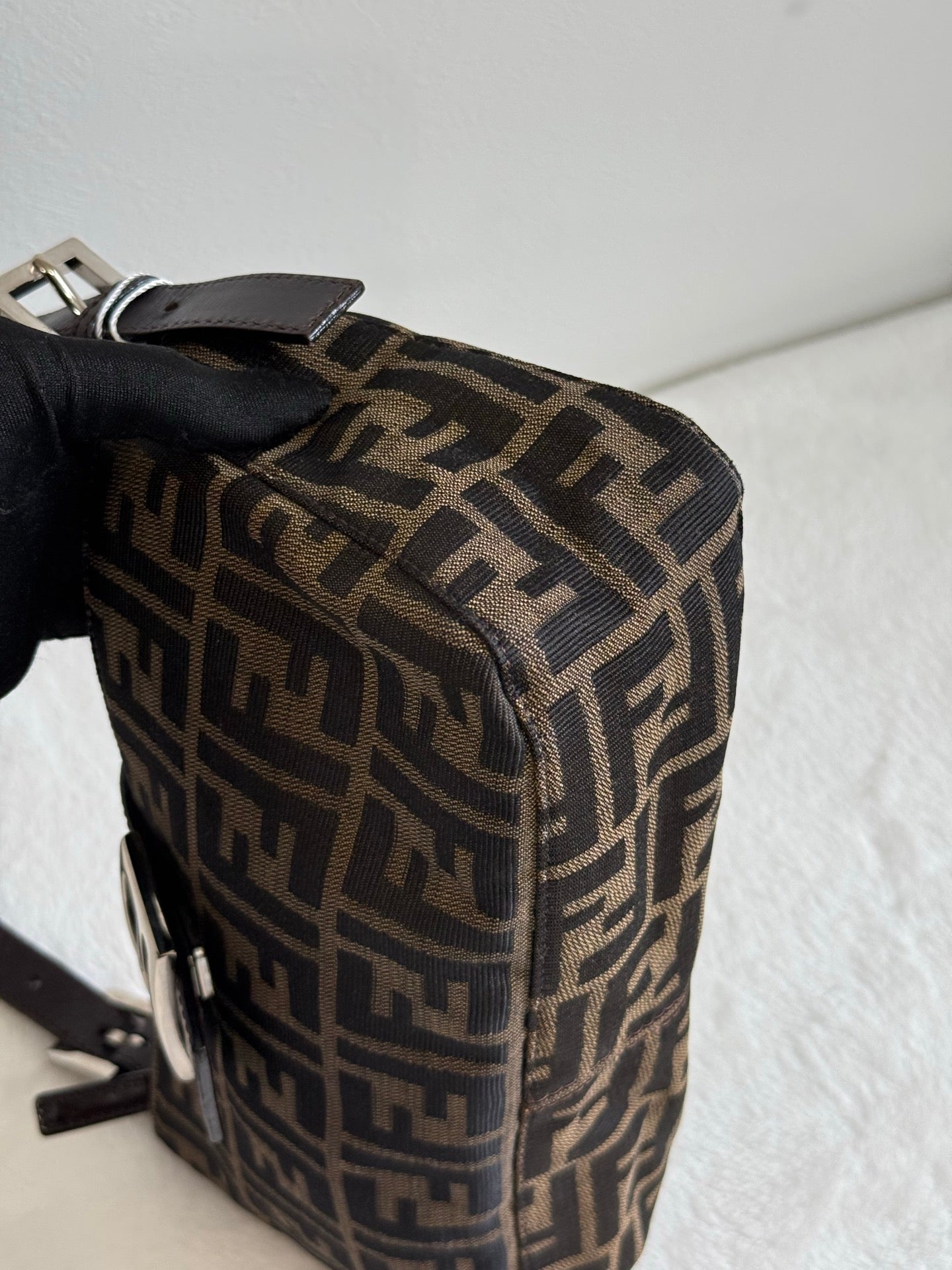 FENDI  Zucca Baguette Shoulder Bag