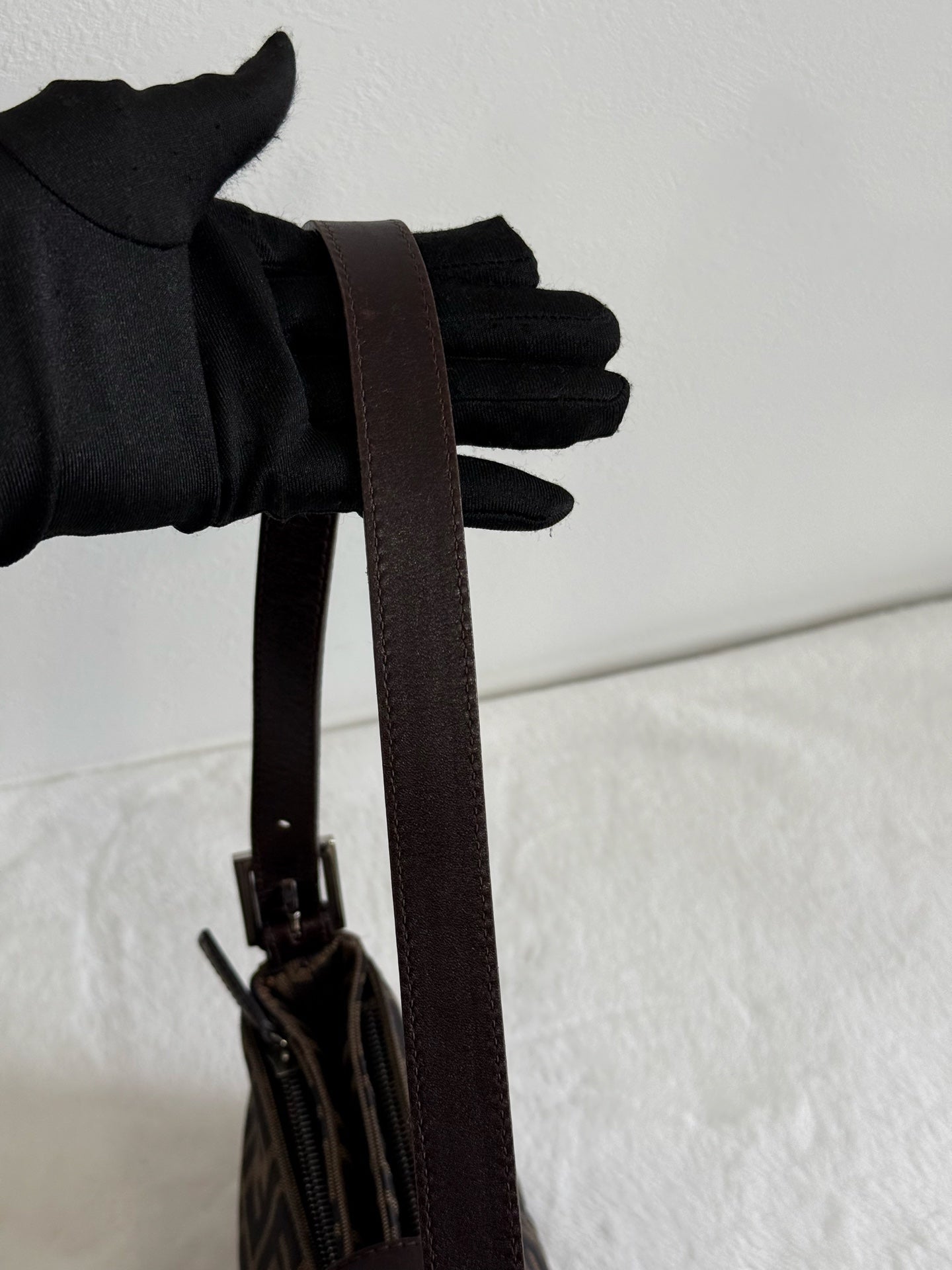 FENDI  Zucca Baguette Shoulder Bag