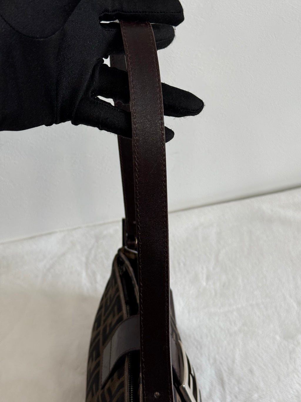FENDI  Zucca Baguette Shoulder Bag