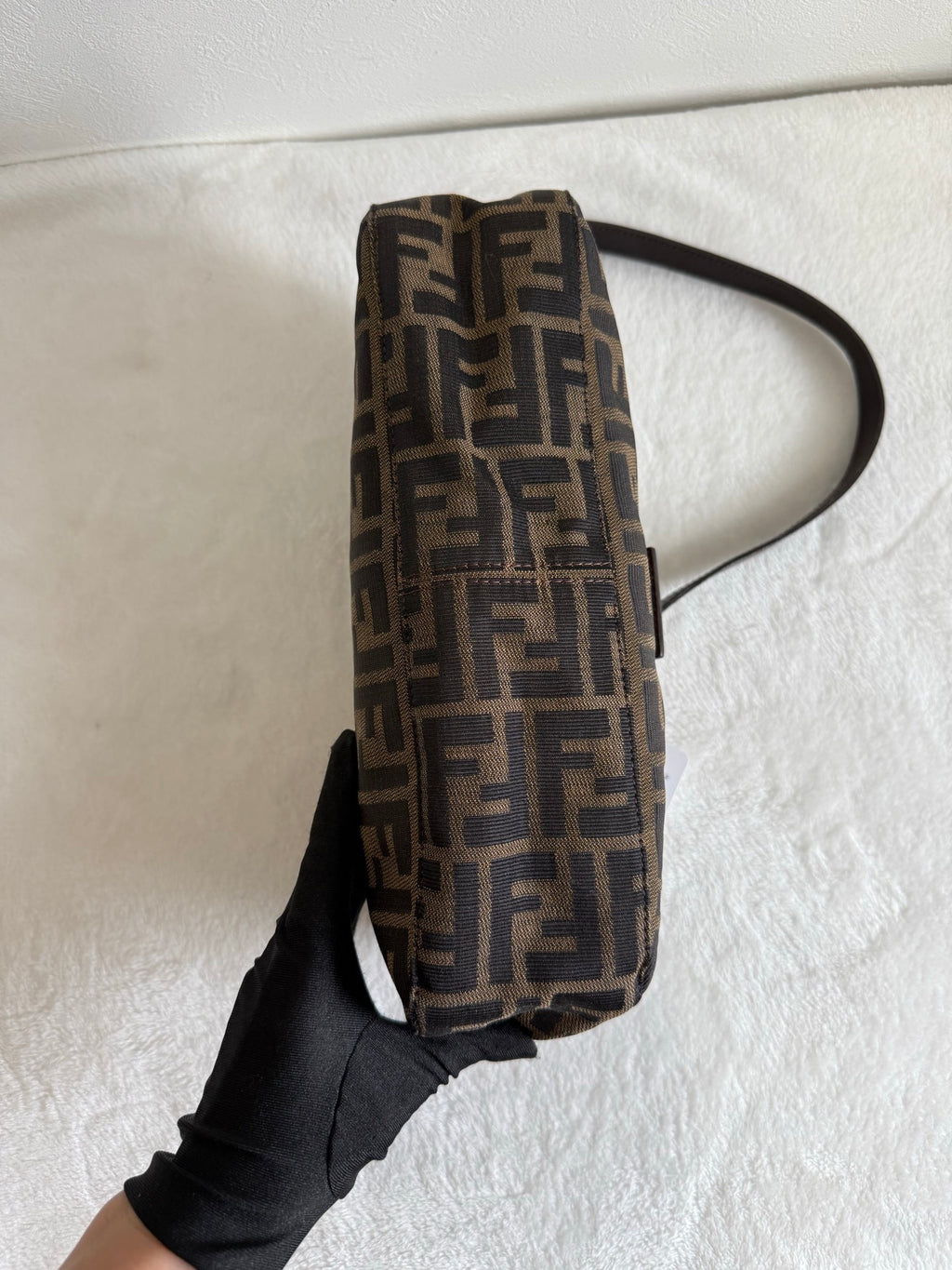 FENDI  Zucca Baguette Shoulder Bag