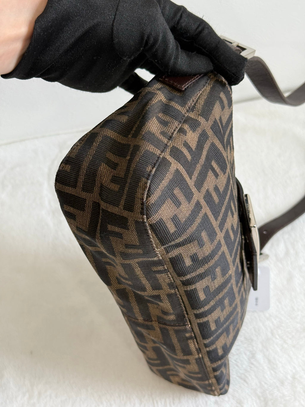 FENDI  Zucca Baguette Shoulder Bag