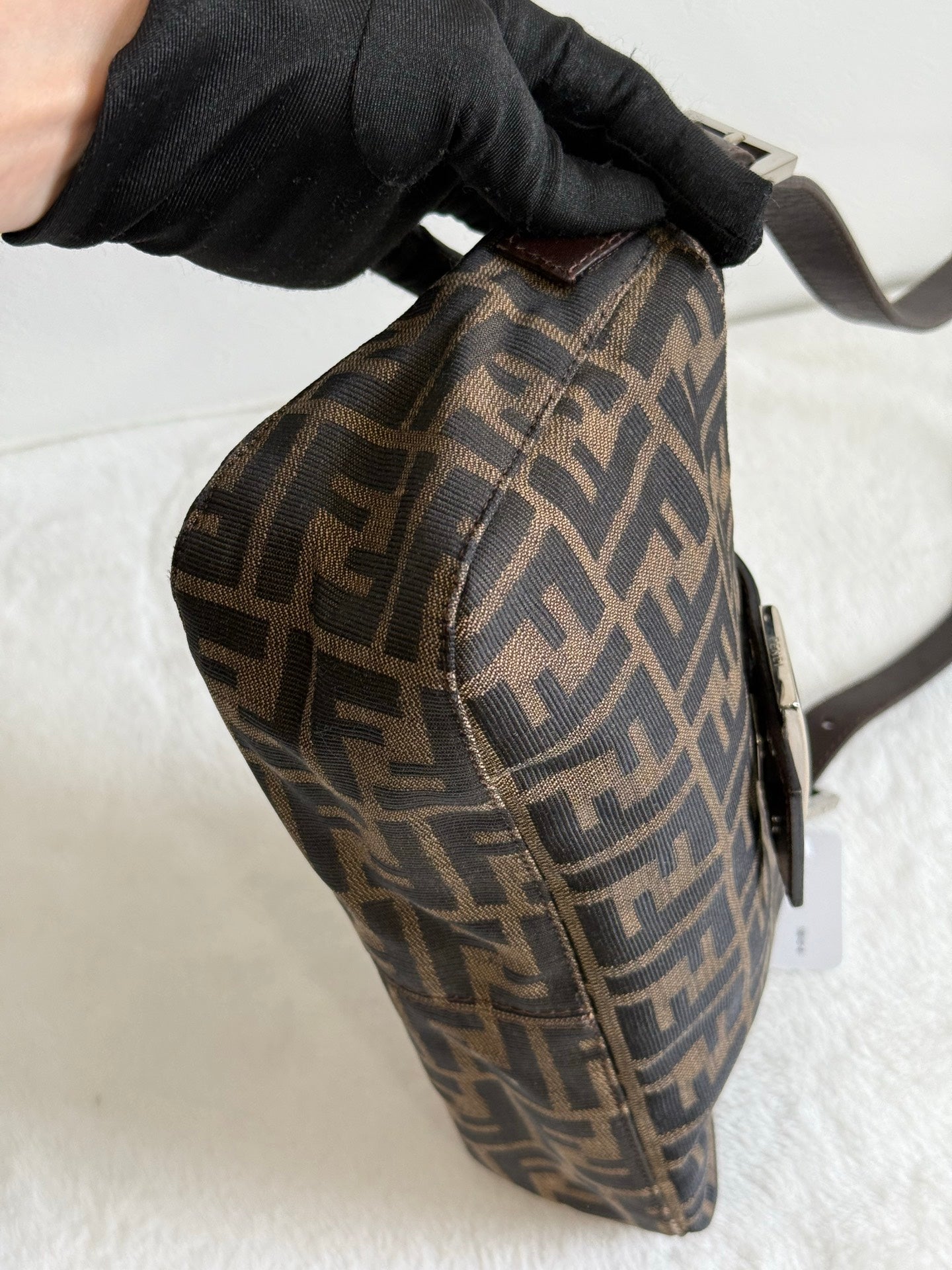FENDI  Zucca Baguette Shoulder Bag