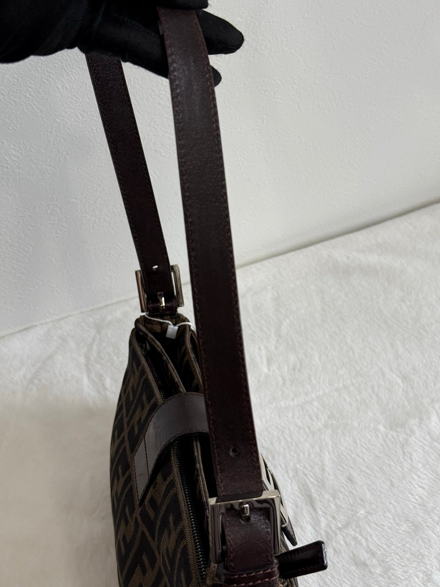FENDI  Zucca Baguette Shoulder Bag
