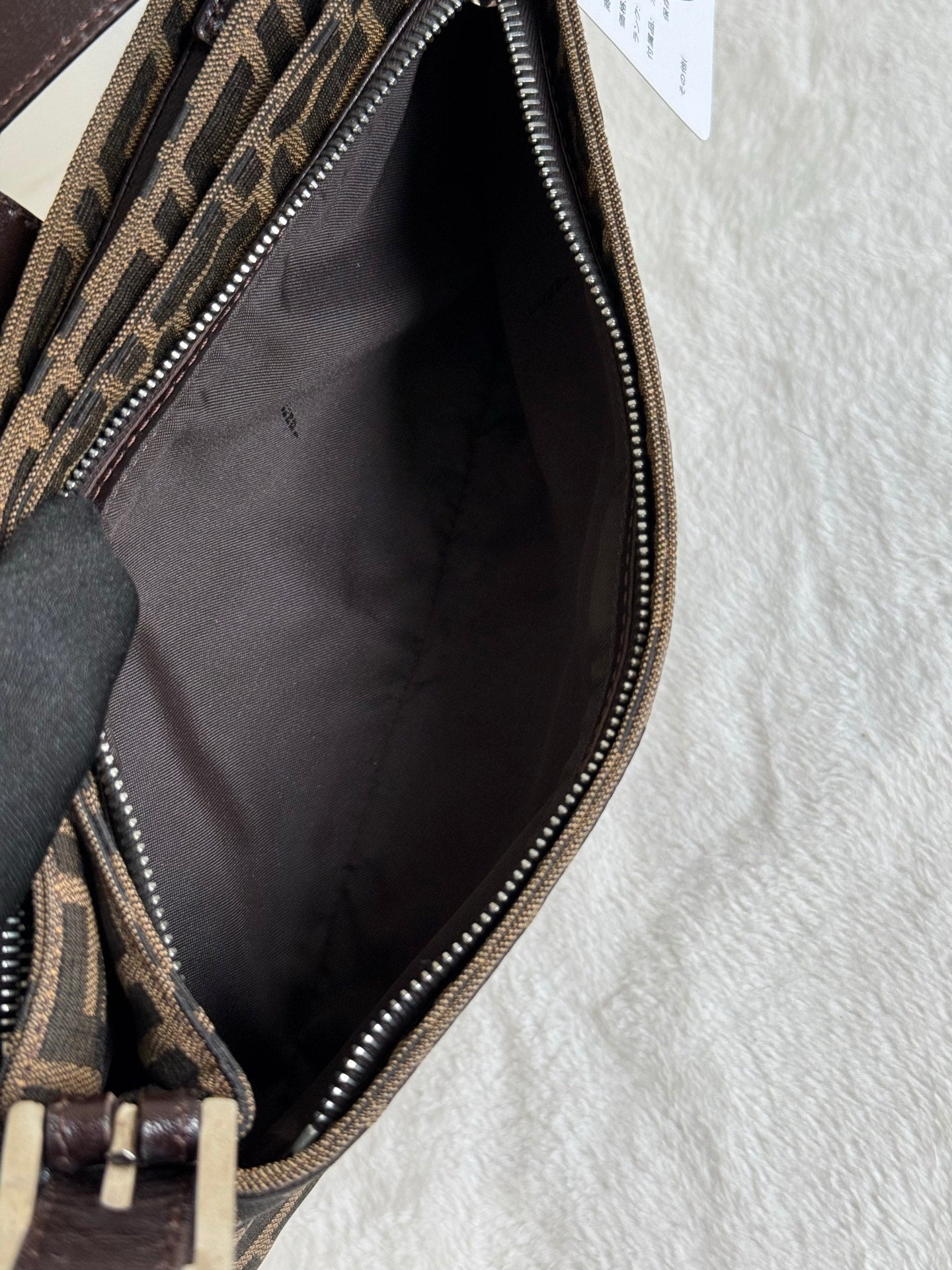 FENDI  Zucca Baguette Shoulder Bag