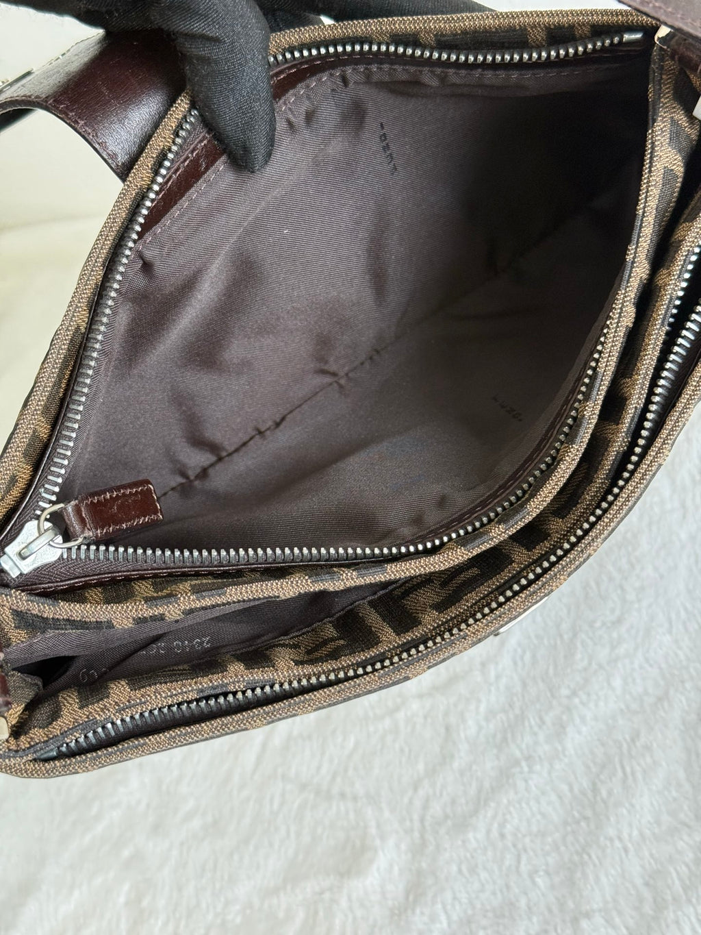 FENDI  Zucca Baguette Shoulder Bag