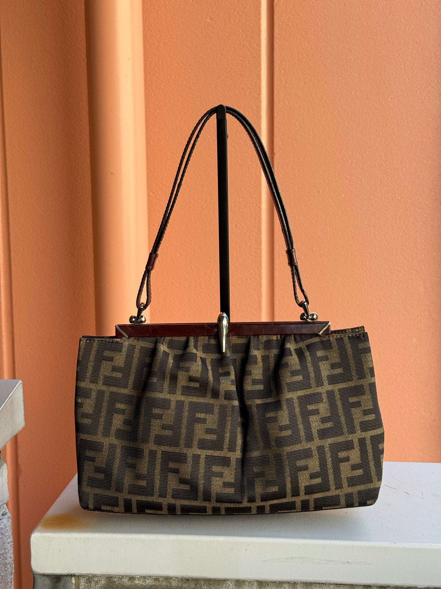 FENDI Zucca Vintage Shoulder Bag