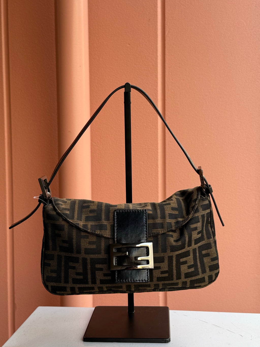 FENDI Zucca Flap Bag