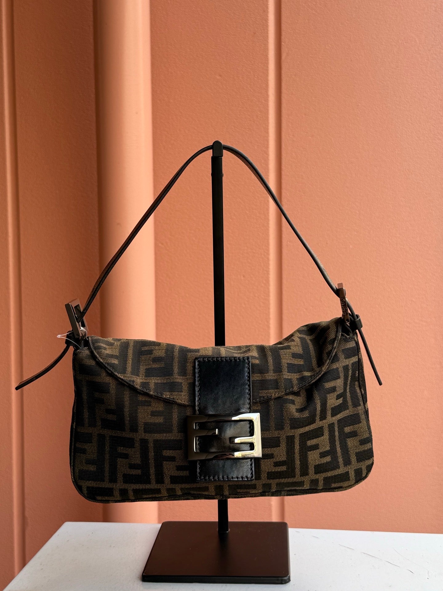 FENDI Zucca Flap Bag