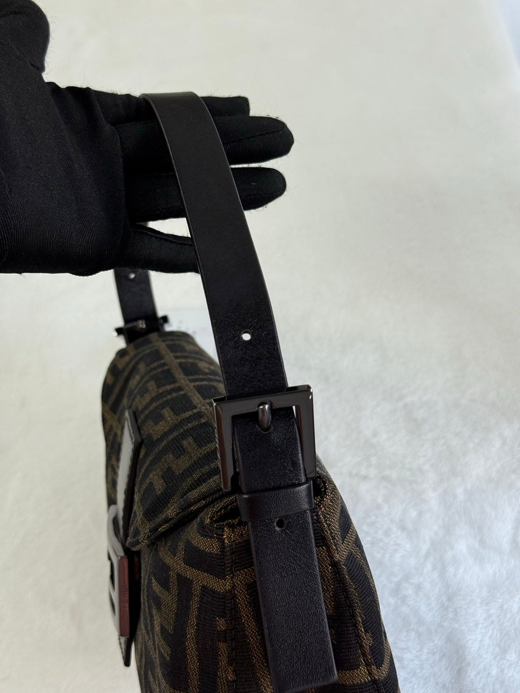 FENDI Zucca Flap Bag