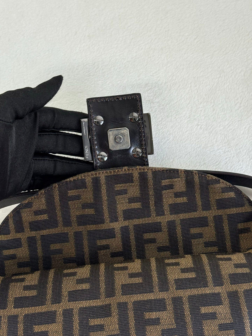 FENDI Zucca Flap Bag
